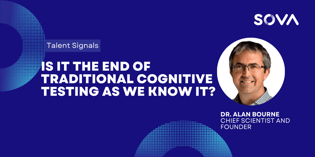 Is it the end of traditional cognitive testing as we know it?
