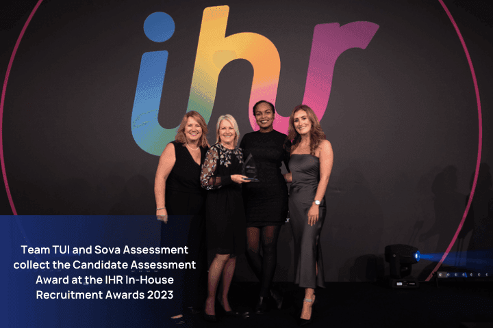 Award-Winning Partnership: TUI and Team Sova take home the Candidate Assessment Award at the IHR Awards